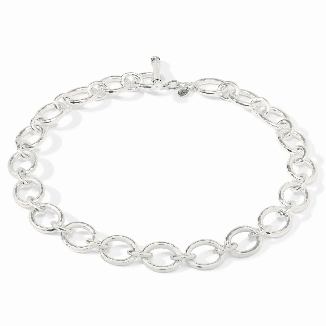 Julie Vos Catalina Demi Link Silver Necklace