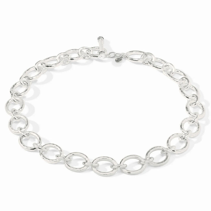 Julie Vos Catalina Demi Link Silver Necklace