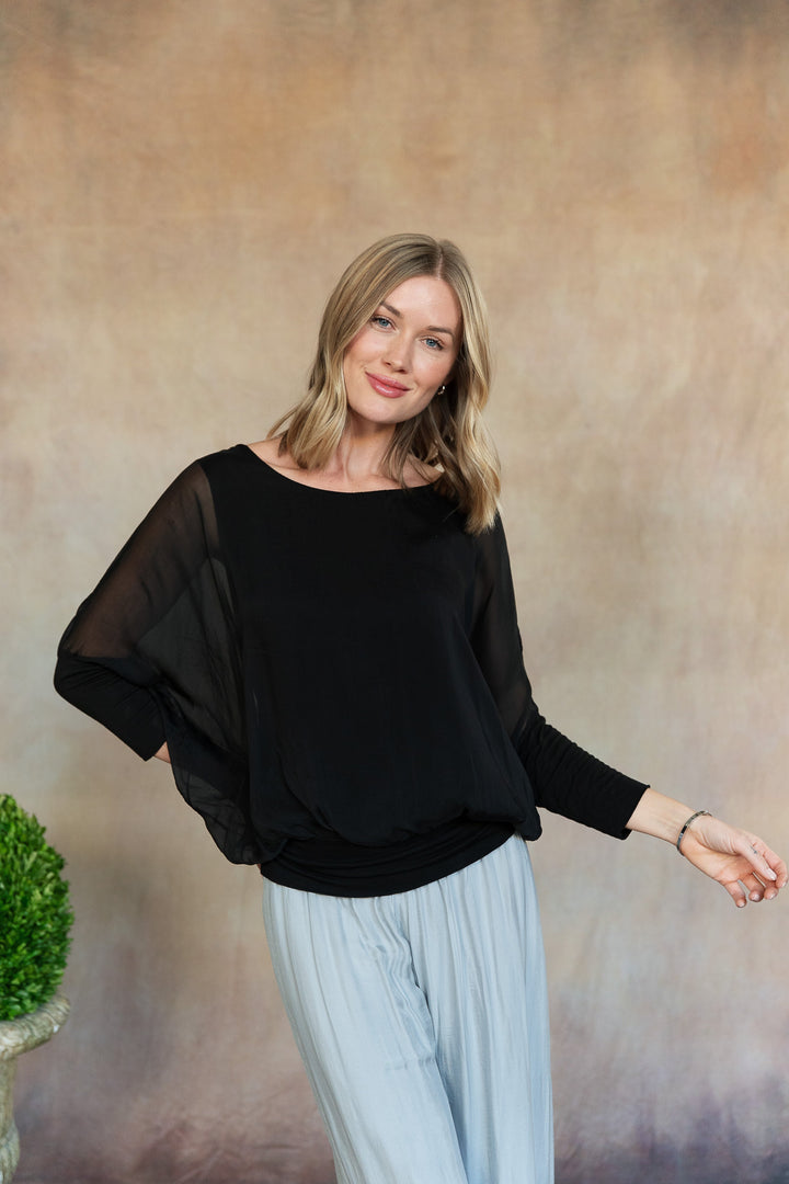 Cassandra Silk Top
