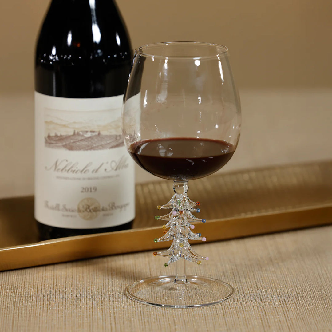 Zodax Treetop Cheers Wine Glass