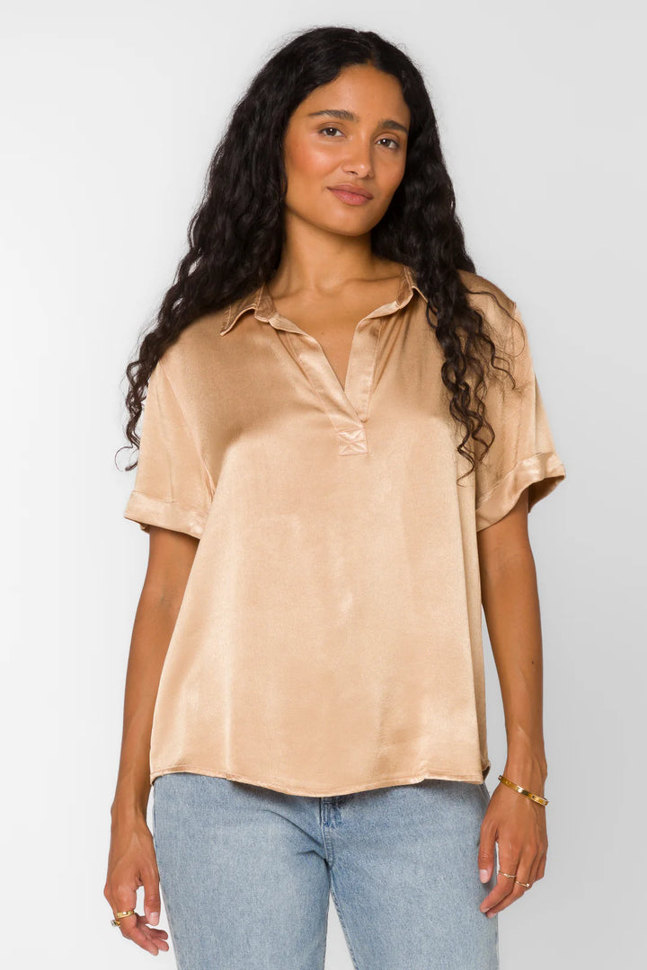 Velvet Heart Lena Sesame Blouse