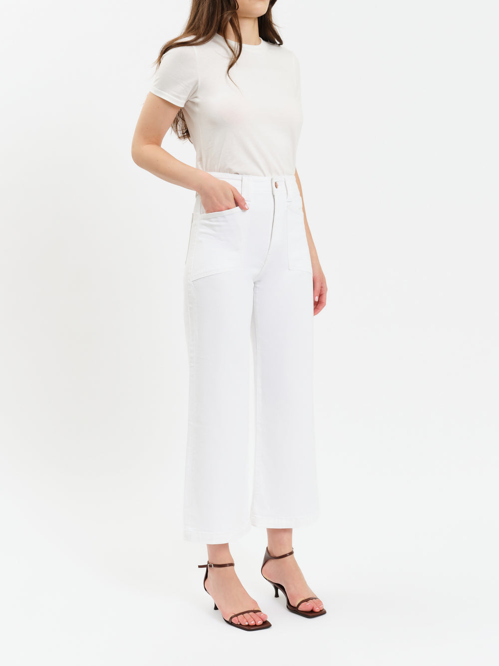 VALLEY GIRL HIGH RISE PATCH POCKET ANKLE