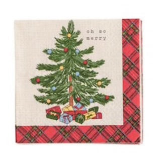 Classic Christmas Cocktail Napkin Sets