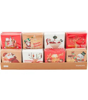 Holiday Bar Napkin Sets