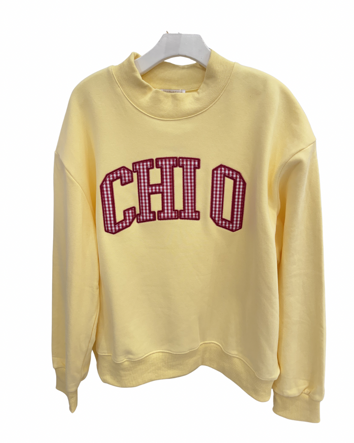 Sorority Keepsake Mock Neck Crew