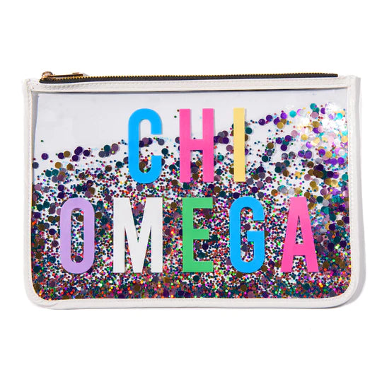 Greek Confetti Multi Color Cosmetic Bag