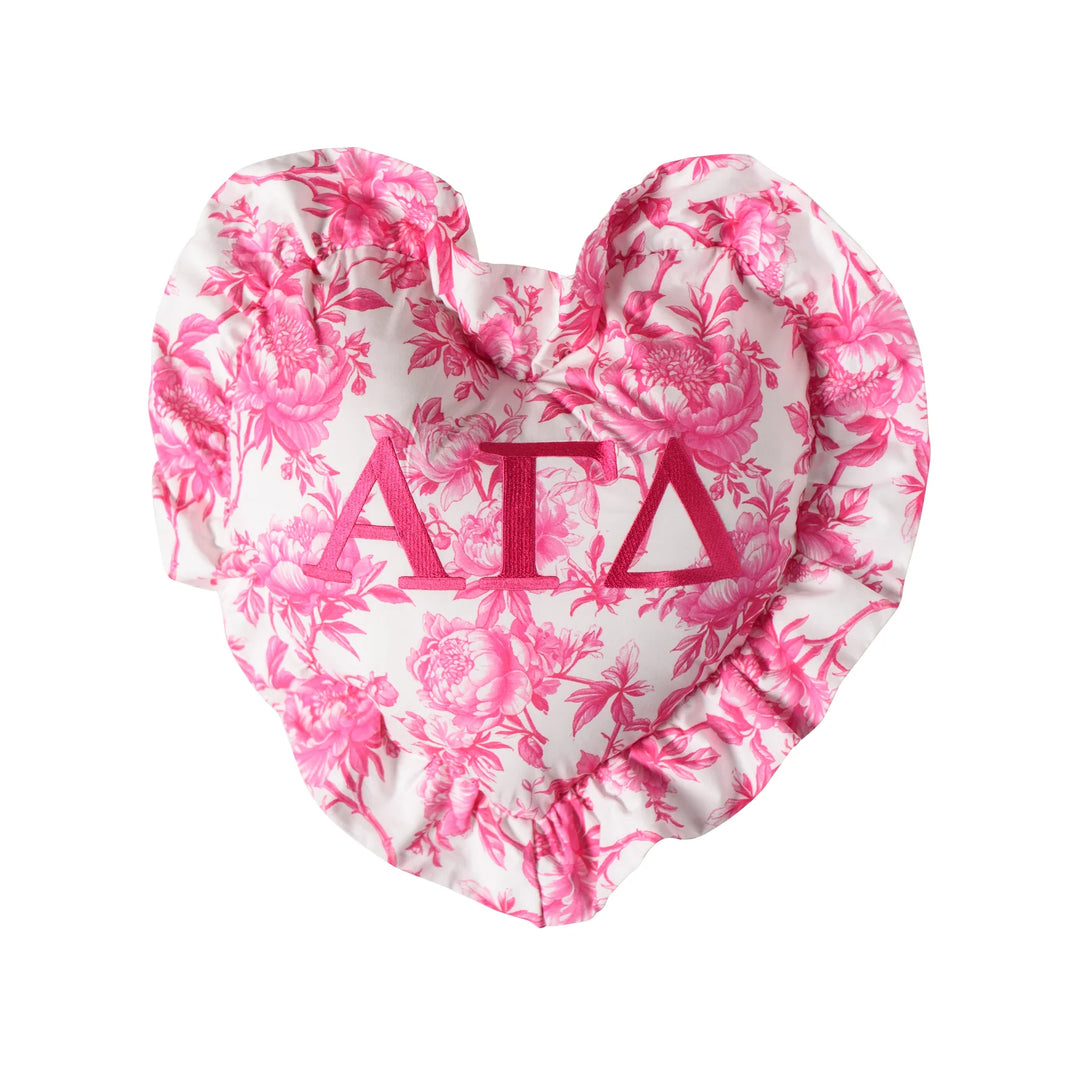 Sorority Heart Pillow