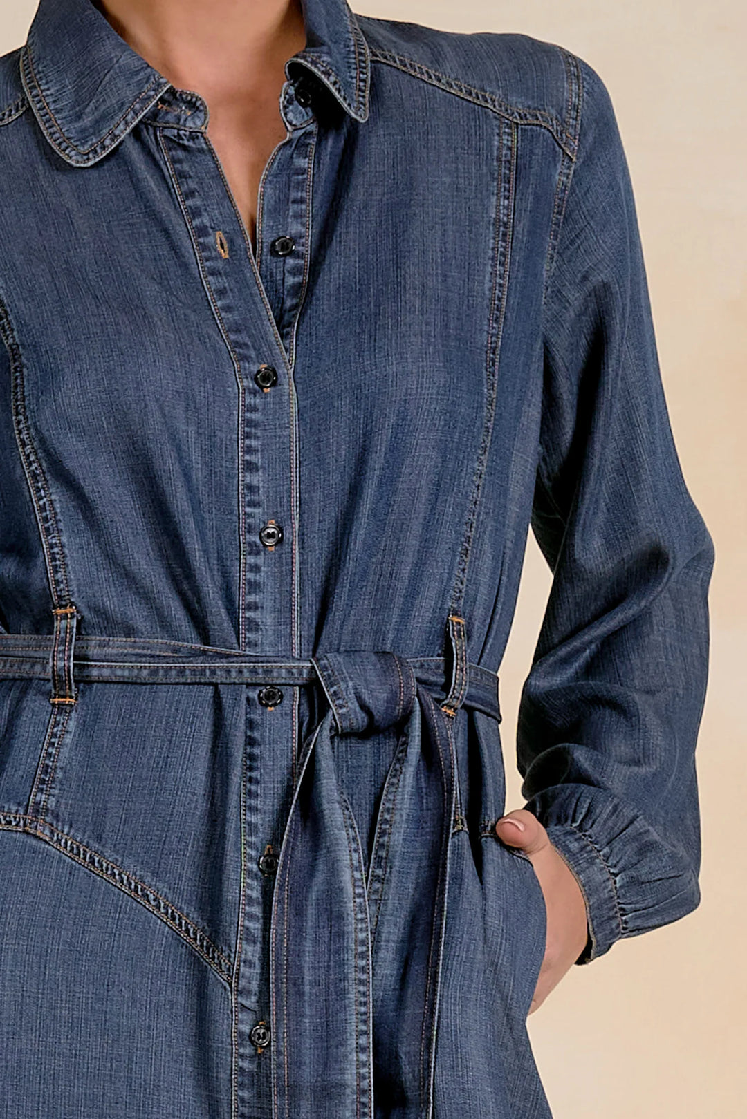 Diana Belted Shirt Dress