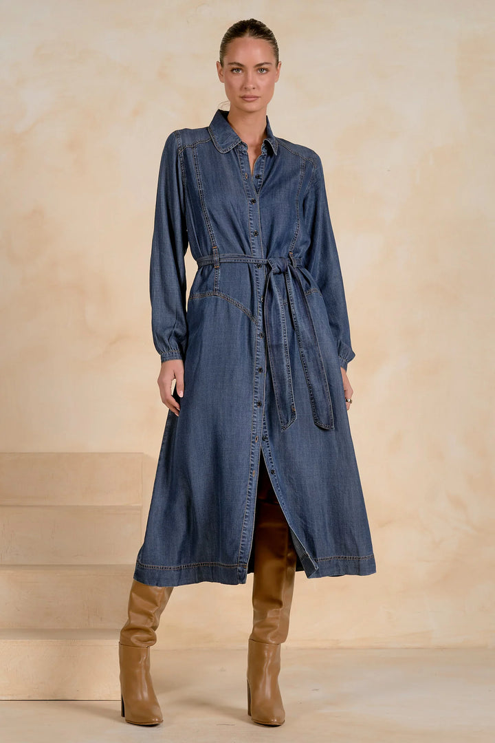 Diana Belted Shirt Dress