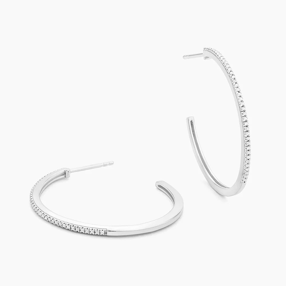 Head Turning Hoop Earrings