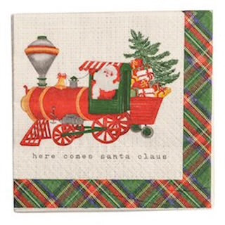 Classic Christmas Cocktail Napkin Sets