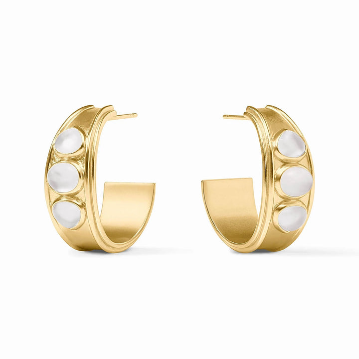 Julie Vos Dolce Stone Hoop