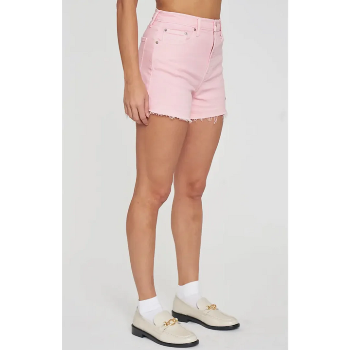 The Knockout High Rise A-Line Short in Blushing