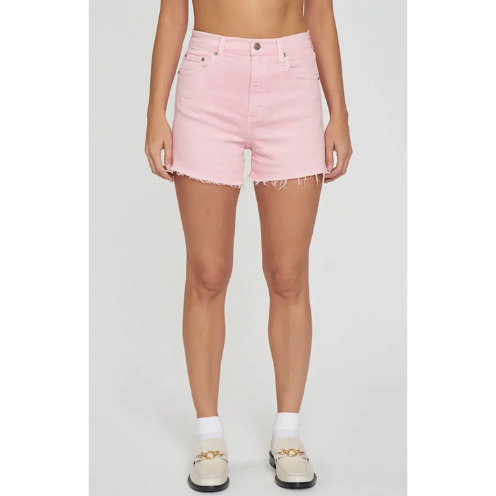 The Knockout High Rise A-Line Short in Blushing