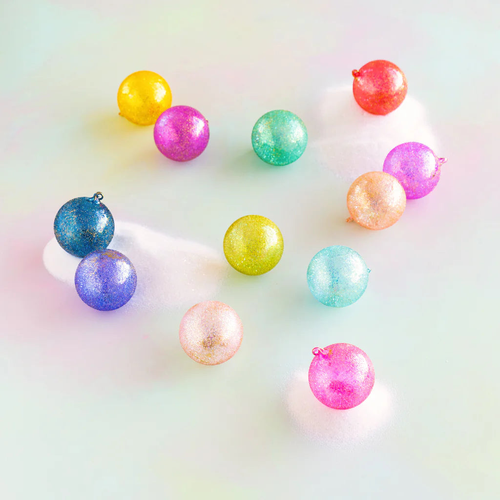 Glitterville Stubble Ball Ornament