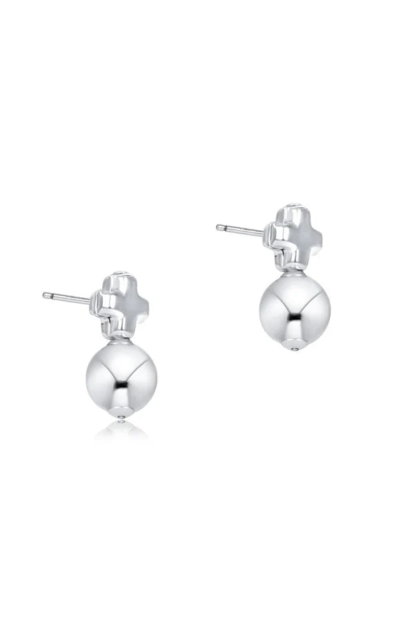 Enewton Signature Gold Cross Studs