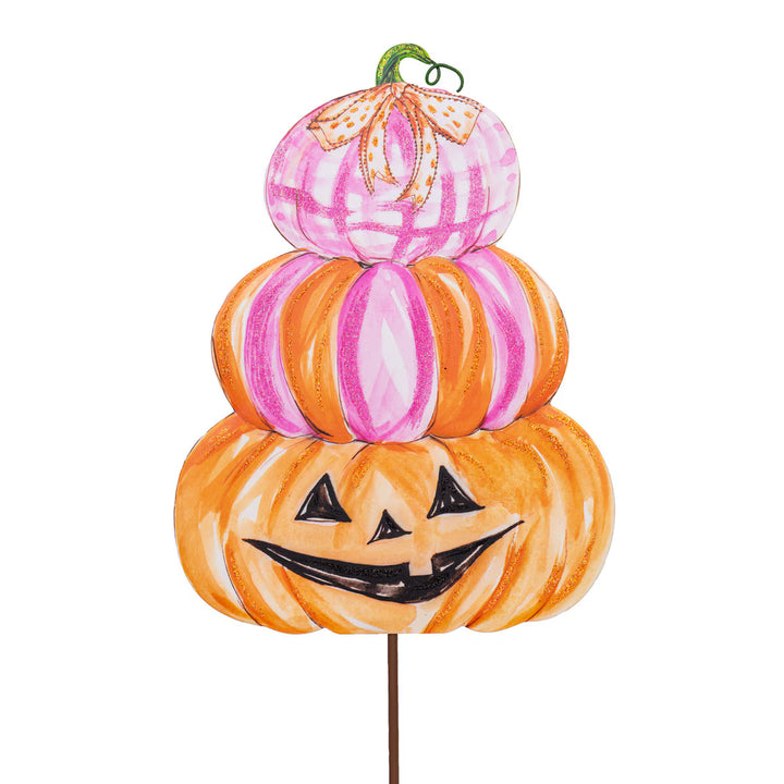 Small Pink Pumpkin Stack