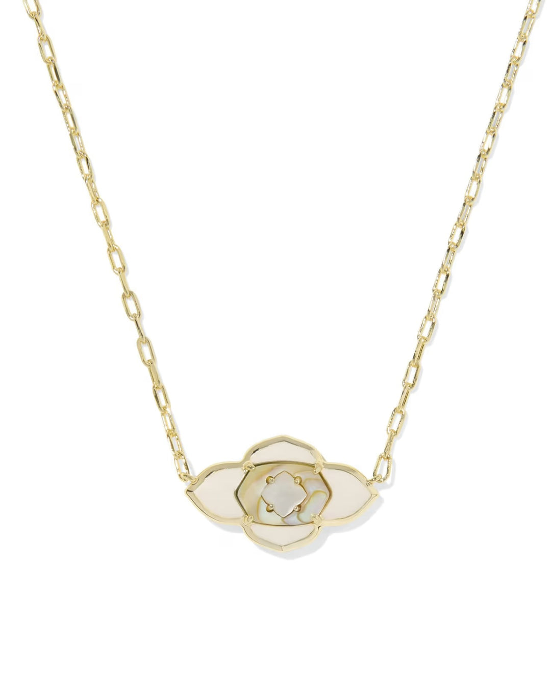 Kendra Scott Abbie Medallion Short Pendant Necklace