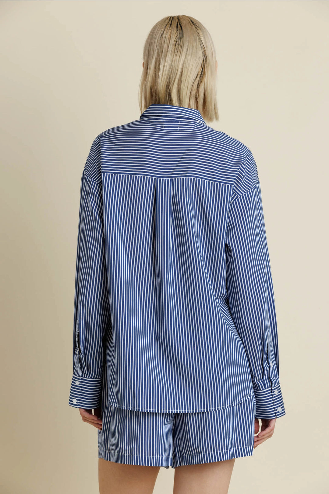STRIPED BUTTON UP SHIRT