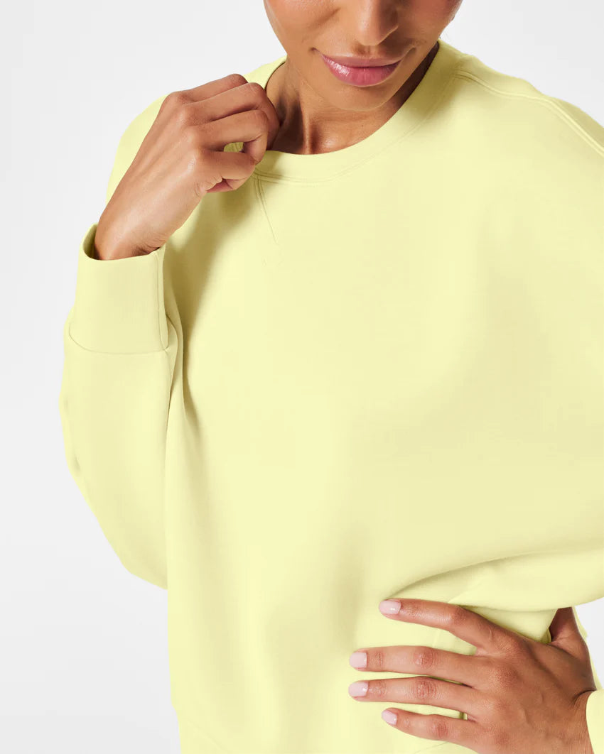 Spanx Airessentials Crew in Lemon Lime