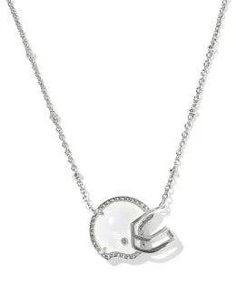 Football Helmet Short Pendant Necklace