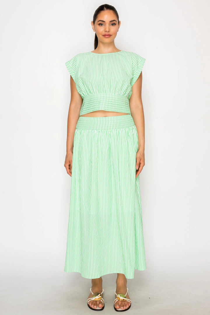 Verde Stripe Set