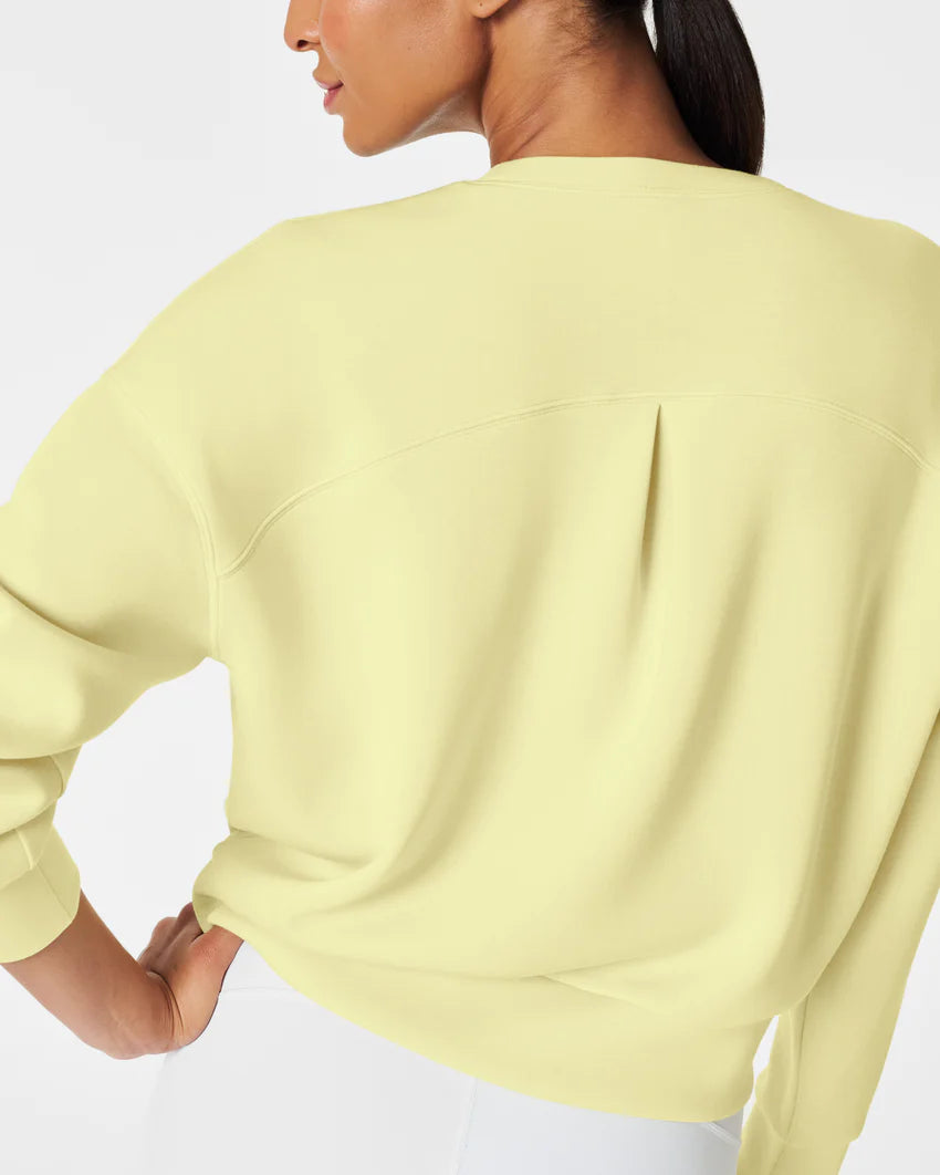Spanx Airessentials Crew in Lemon Lime