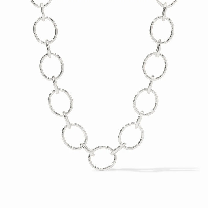 Julie Vos Catalina Light Link Silver Necklace