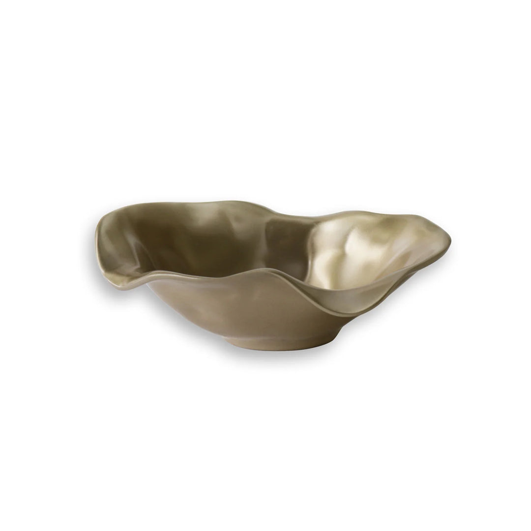 Beatriz Ball SIERRA MODERN Maia Small Oval Bowl (Gold) 7682