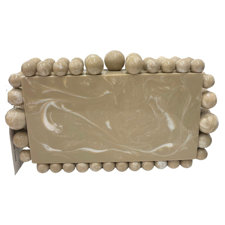 Acrylic Marble Clutch