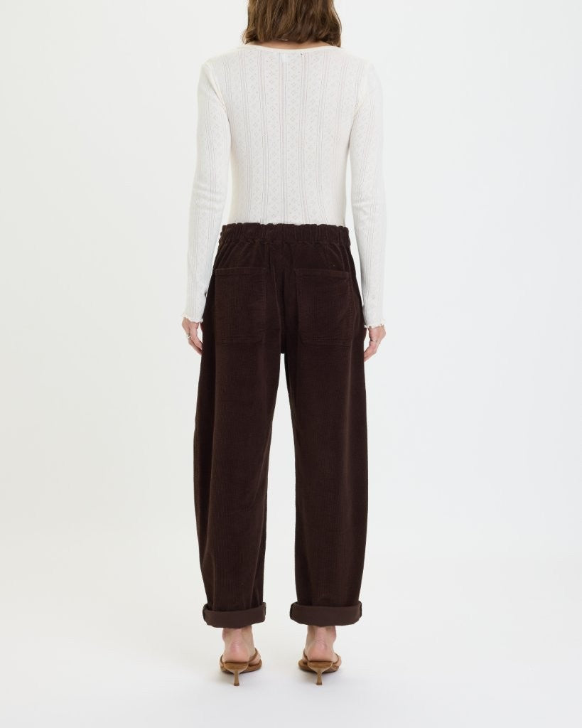 VILLA PANT DRAWSTRING BARREL PANT