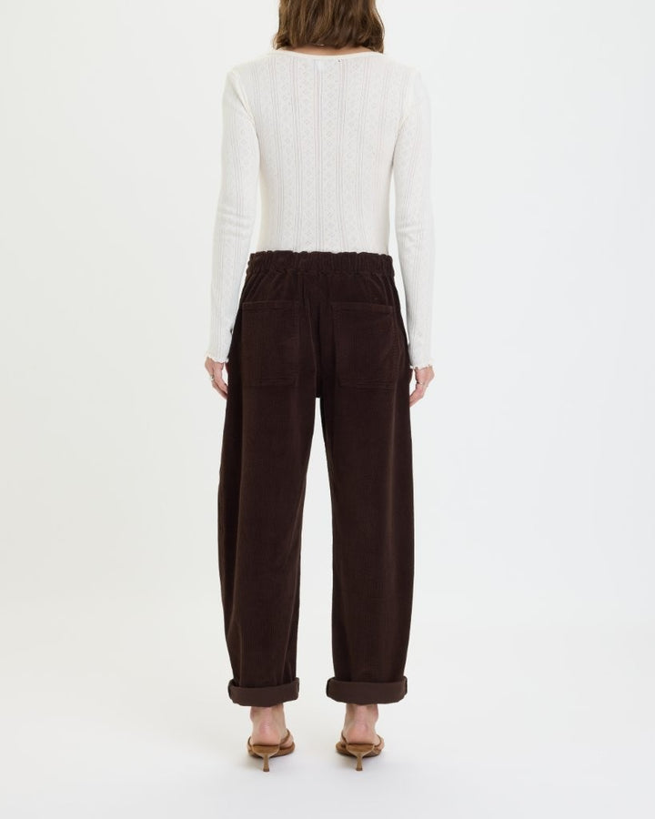 VILLA PANT DRAWSTRING BARREL PANT