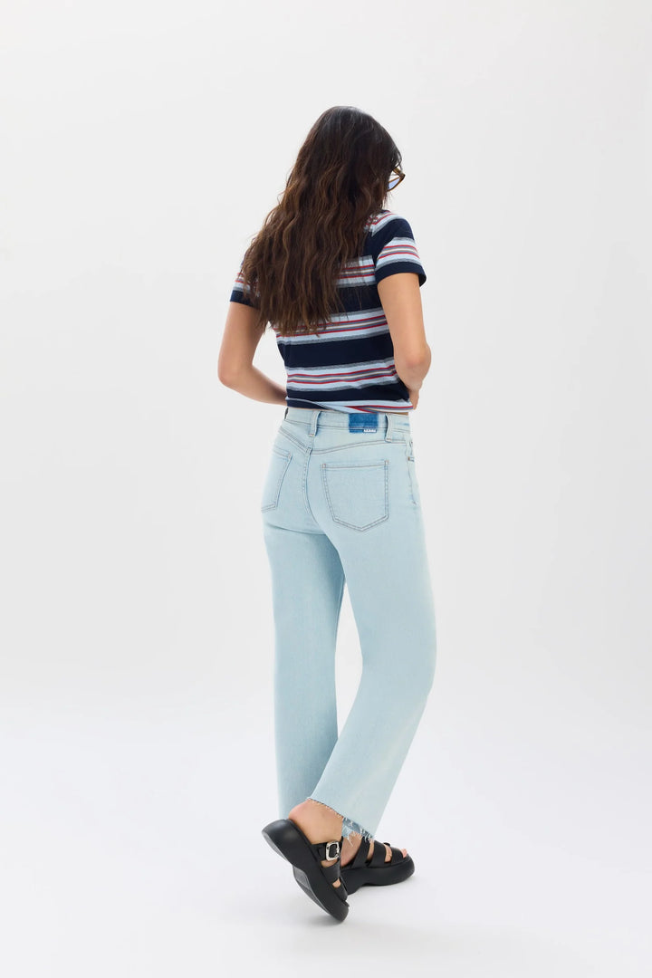 DAZE DENIM PLEASER HIGH RISE WIDE ANKLE