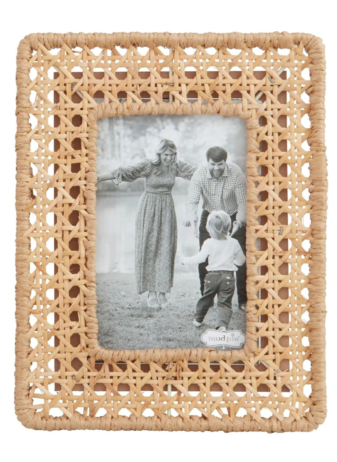 Mud Pie Small Woven Cane Frame