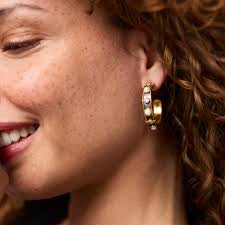 Julie Vos Tribeca Hoop Earring