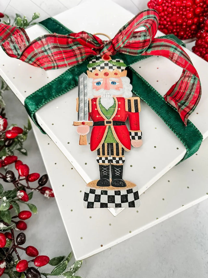 The Round Top Elegant Nutcracker Ornament