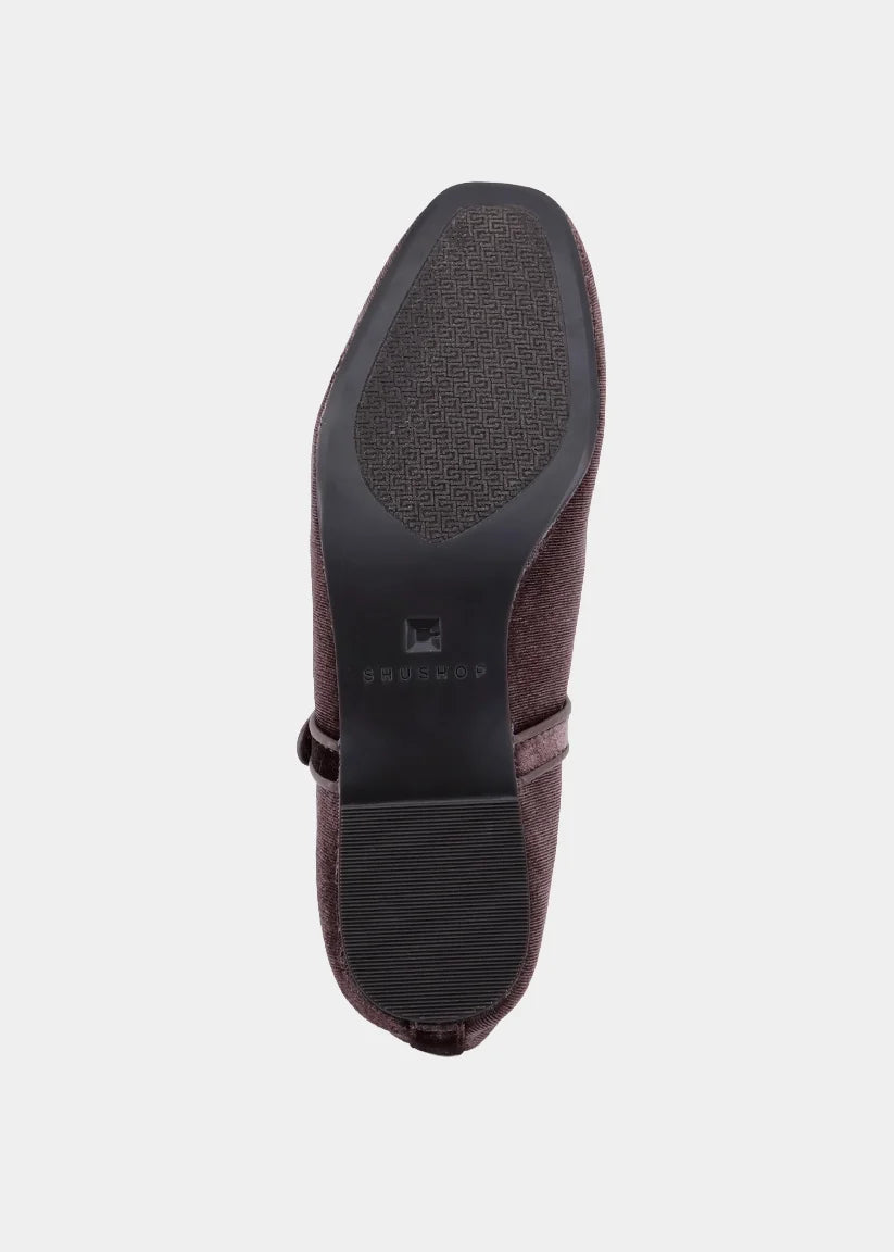 ANNABELLE Velvet Ballet Flat