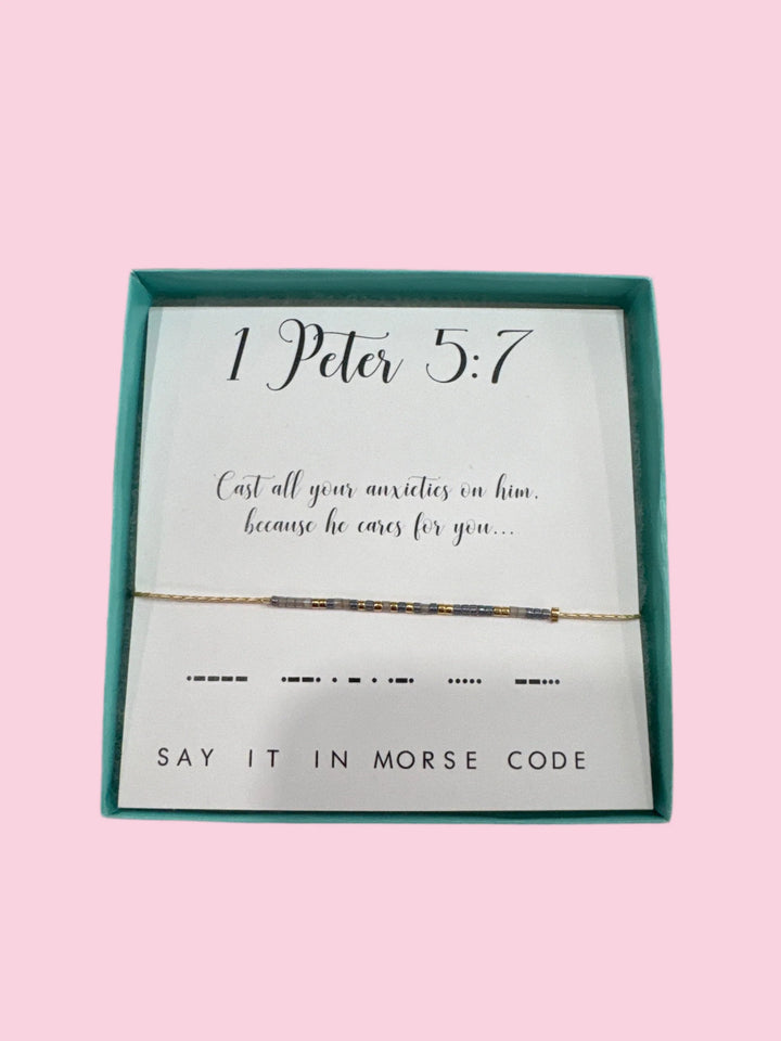 Dot & Dash Beaded Bracelet