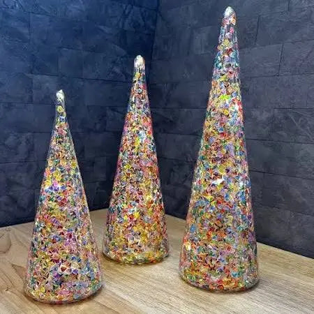 Zodax LED Multicolor Sequin Tree 11.75"