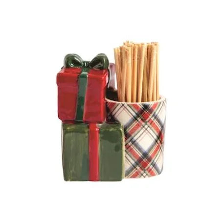 Tartan Toothpick Caddy Sets