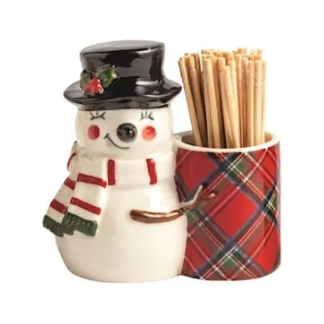 Tartan Toothpick Caddy Sets