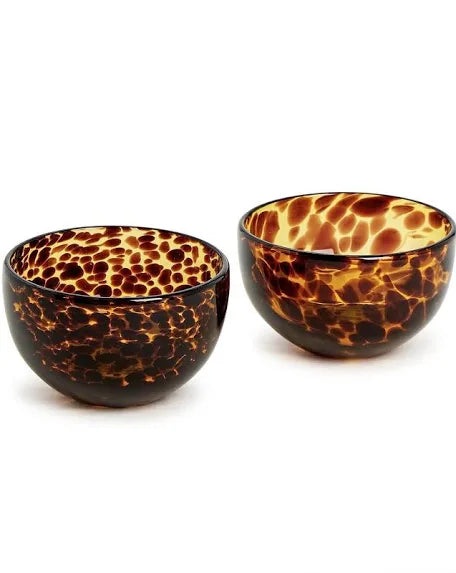 Two’s Company Tortoise Print Tidbit Bowl