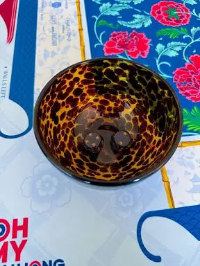 Two’s Company Tortoise Print Tidbit Bowl