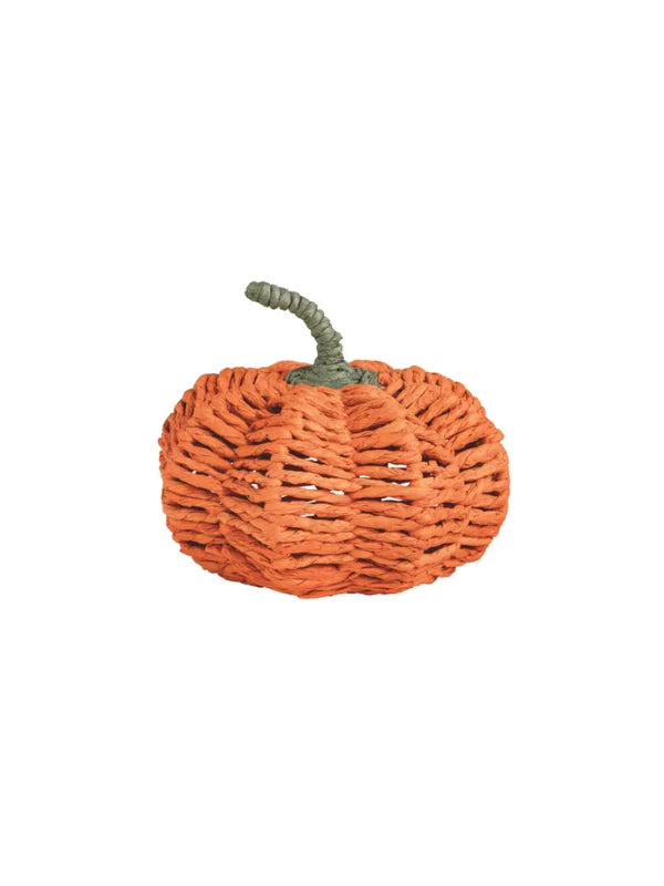 Mud Pie Woven Pumpkin