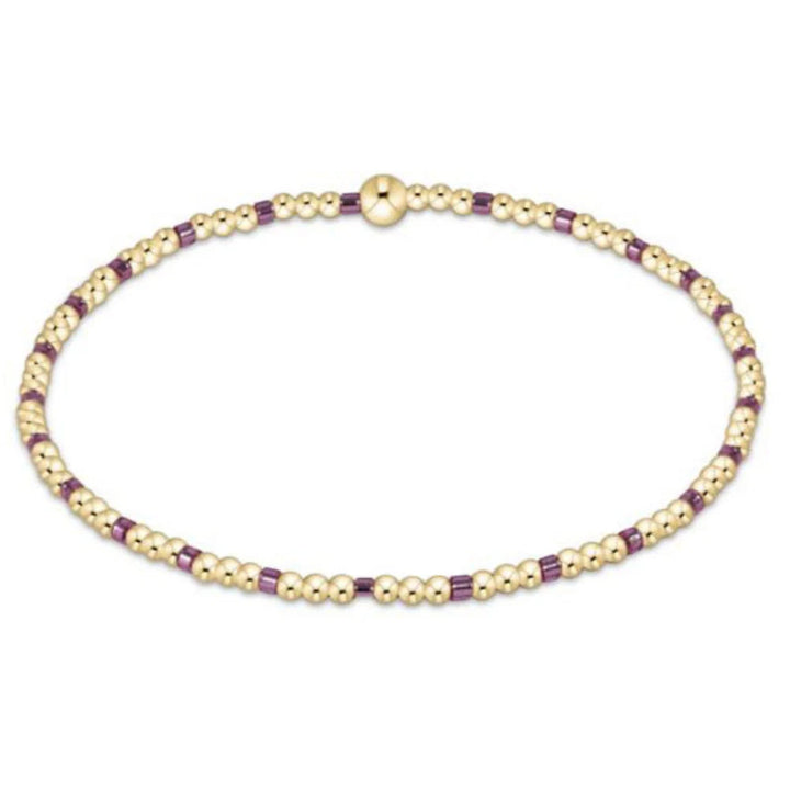 egirl Hope Sincerity Pattern 2mm Bead Bracelet