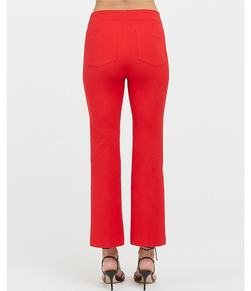 Spanx Red On-the-Go Kick Flare Pants