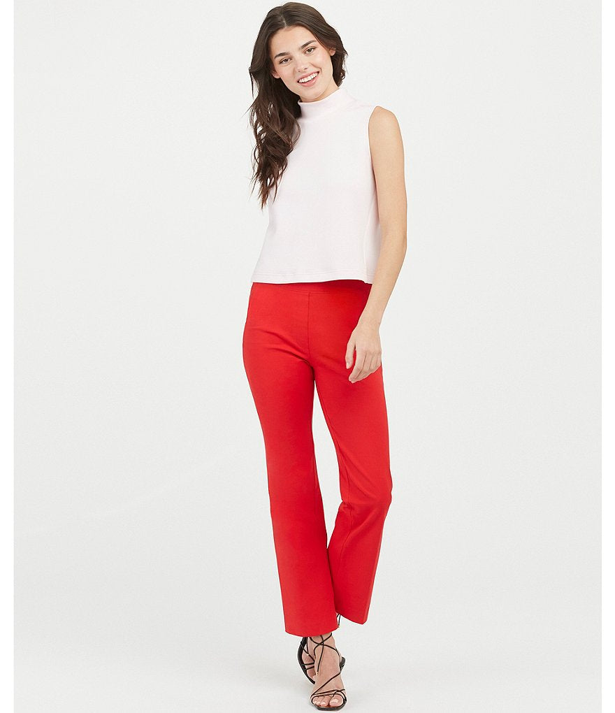 Spanx Red On-the-Go Kick Flare Pants