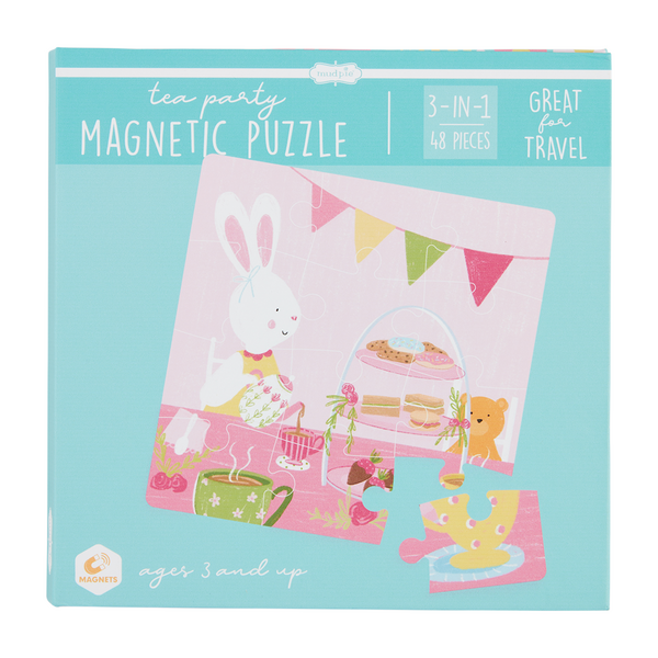 Tea Party Magnetic Puzzle Book