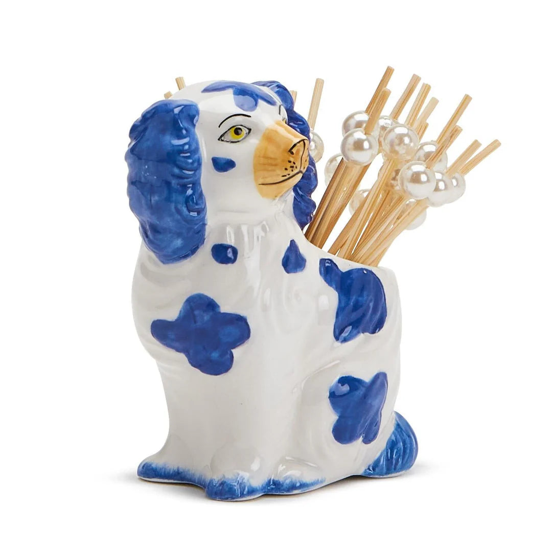 Staffordshire Dog w/20 Picks in Gift Box