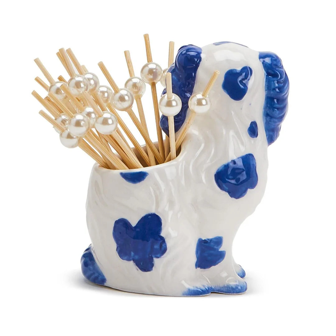 Staffordshire Dog w/20 Picks in Gift Box